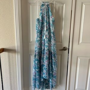 Melrose and Market Floral High-Low Dress